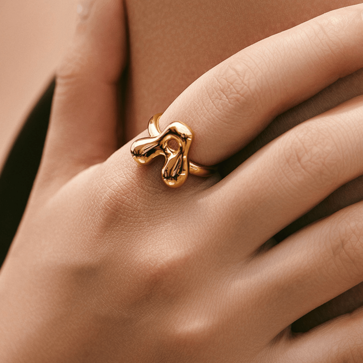 RICCARDI - BAGUE AJUSTABLE "Initial Design" 2 - Riccardi