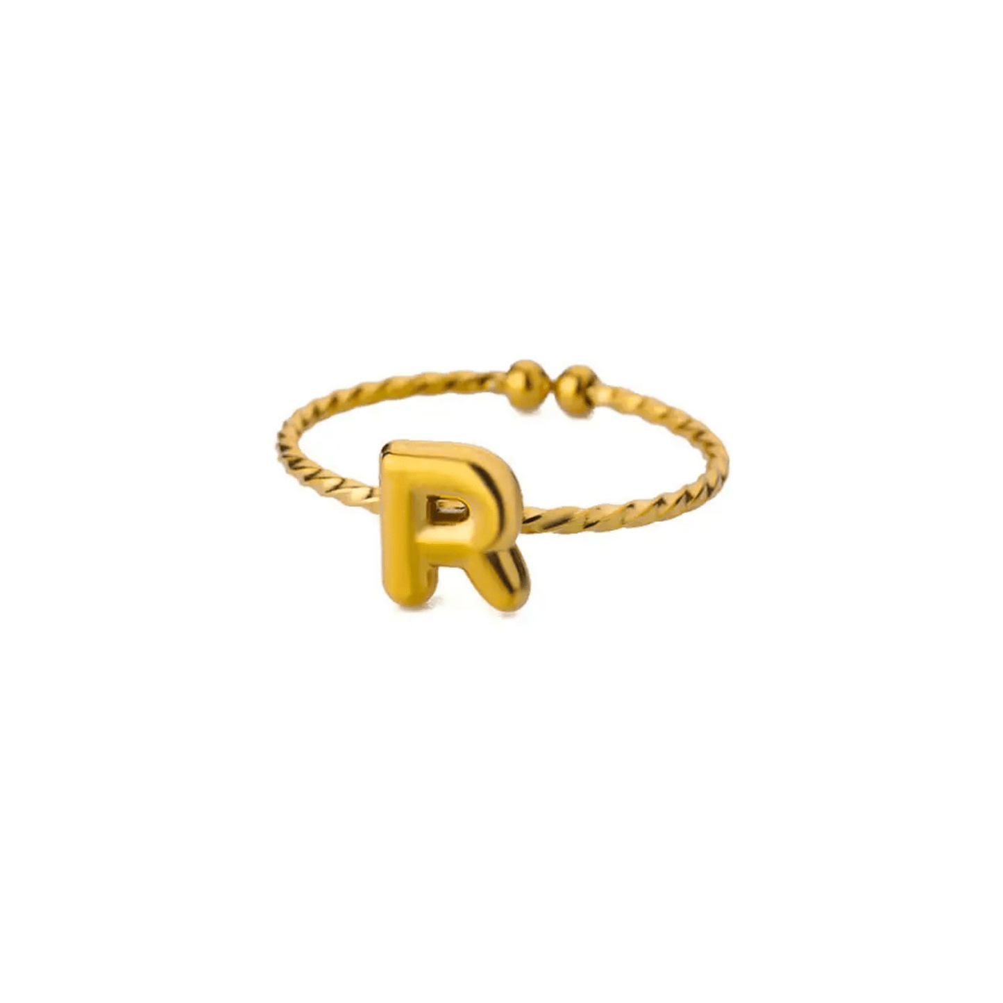 RICCARDI - BAGUE AJUSTABLE "Minimalist Initial Ring" - Riccardi