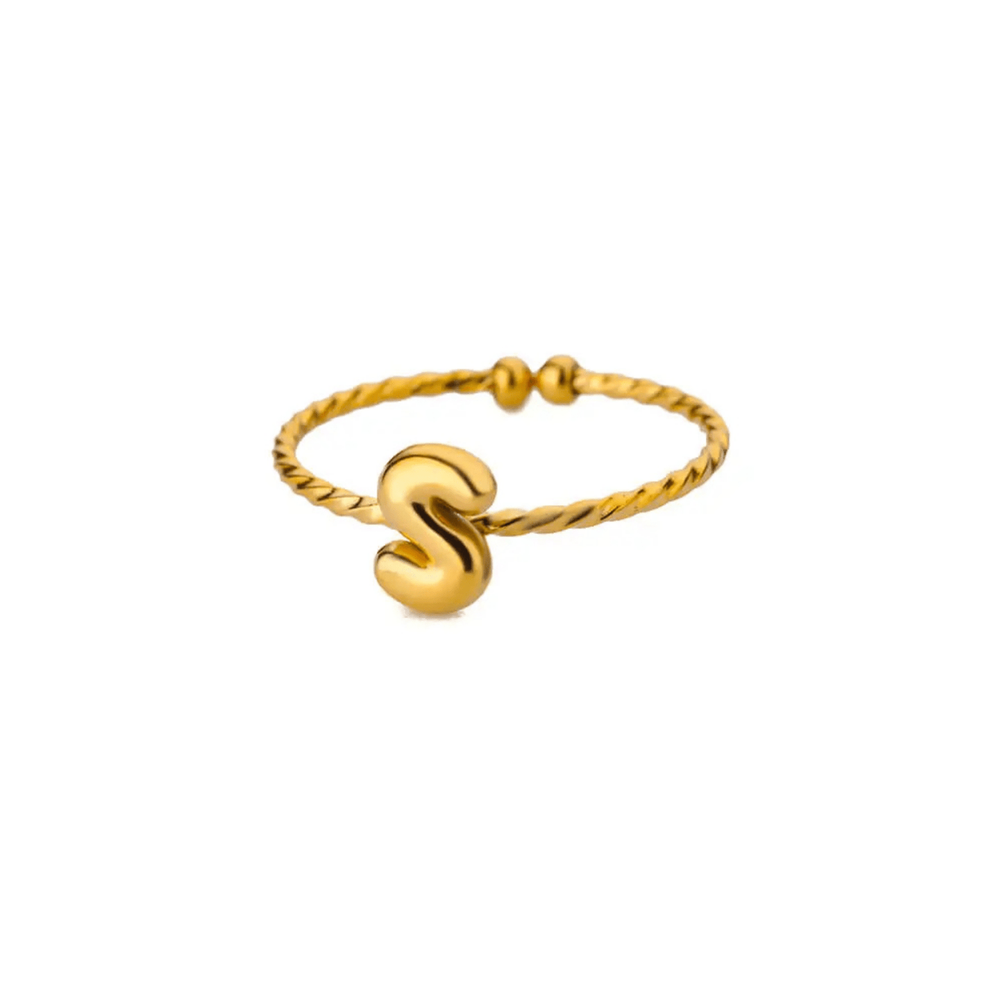 RICCARDI - BAGUE AJUSTABLE "Minimalist Initial Ring" - Riccardi