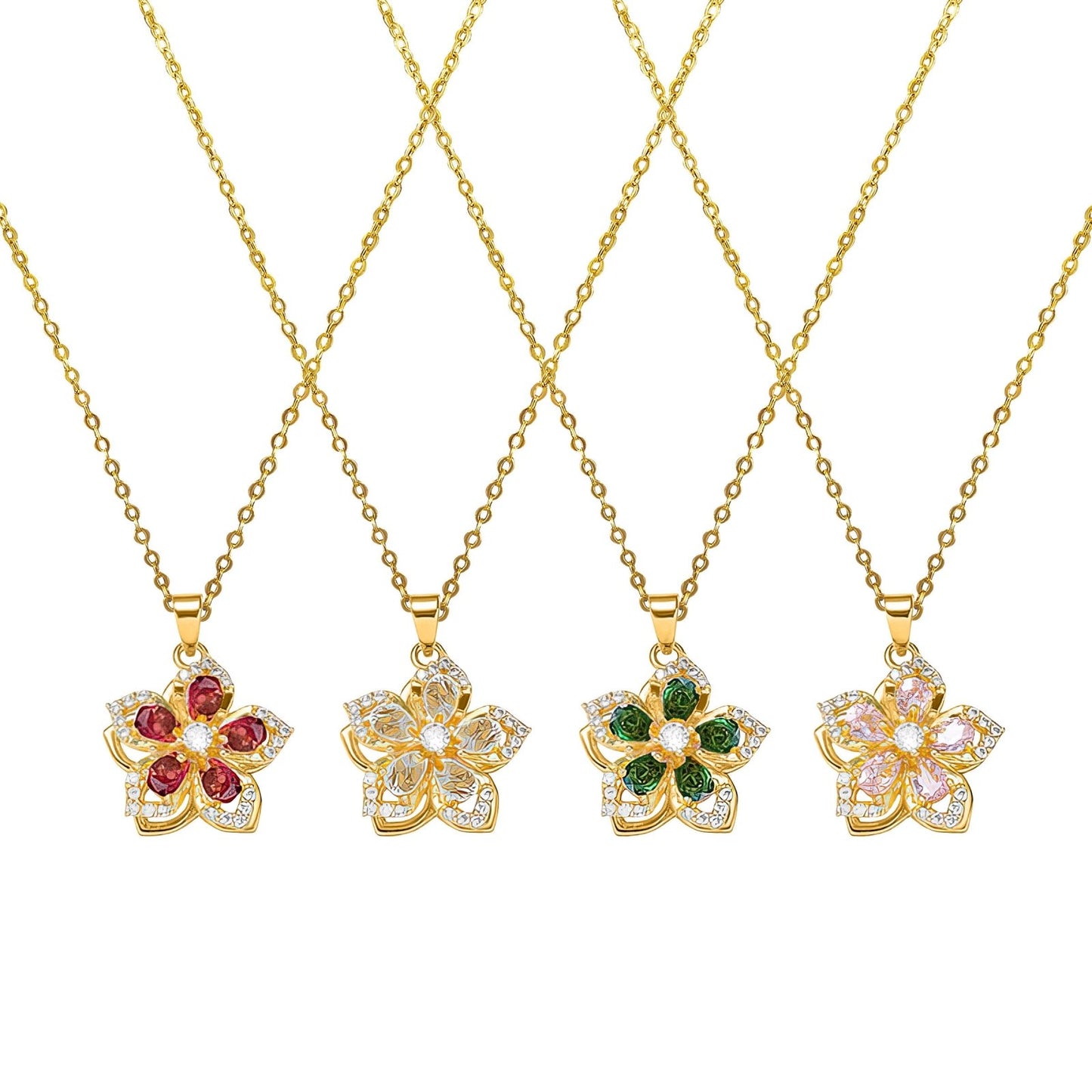 RICCARDI - COLLIER "Twist & Bloom" - Riccardi