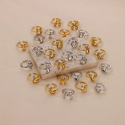RICCARDI - BAGUE AJUSTABLE "Initial Design" 2 - Riccardi