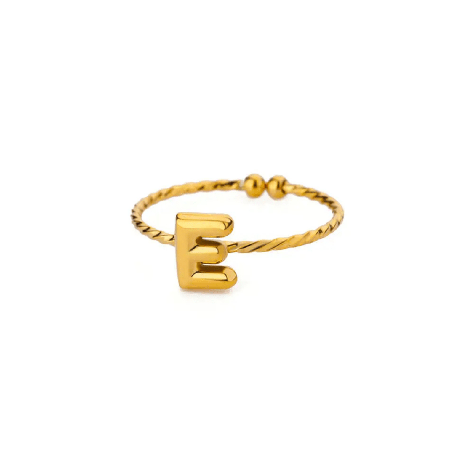 RICCARDI - BAGUE AJUSTABLE "Minimalist Initial Ring" - Riccardi