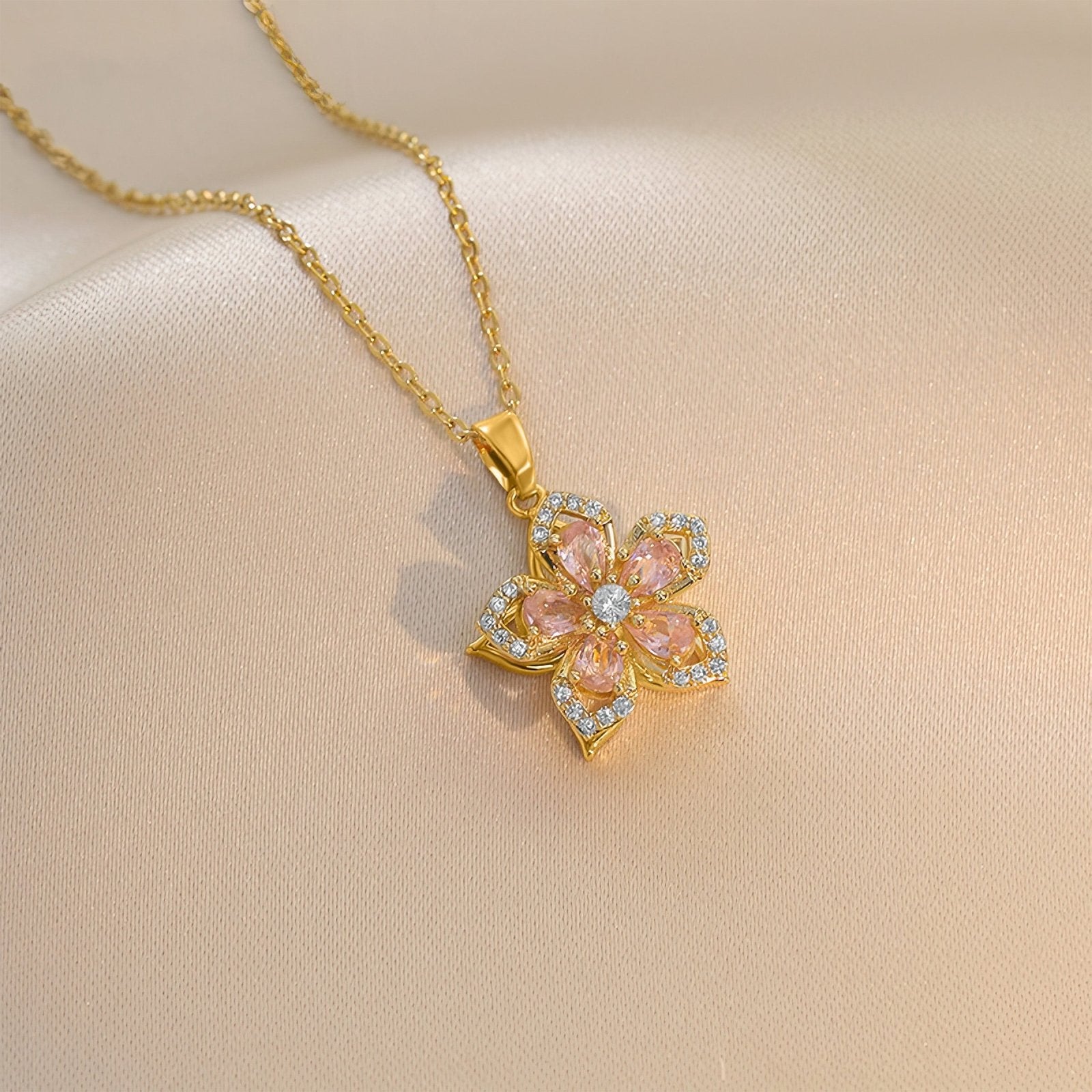 RICCARDI - COLLIER "Twist & Bloom" - Riccardi