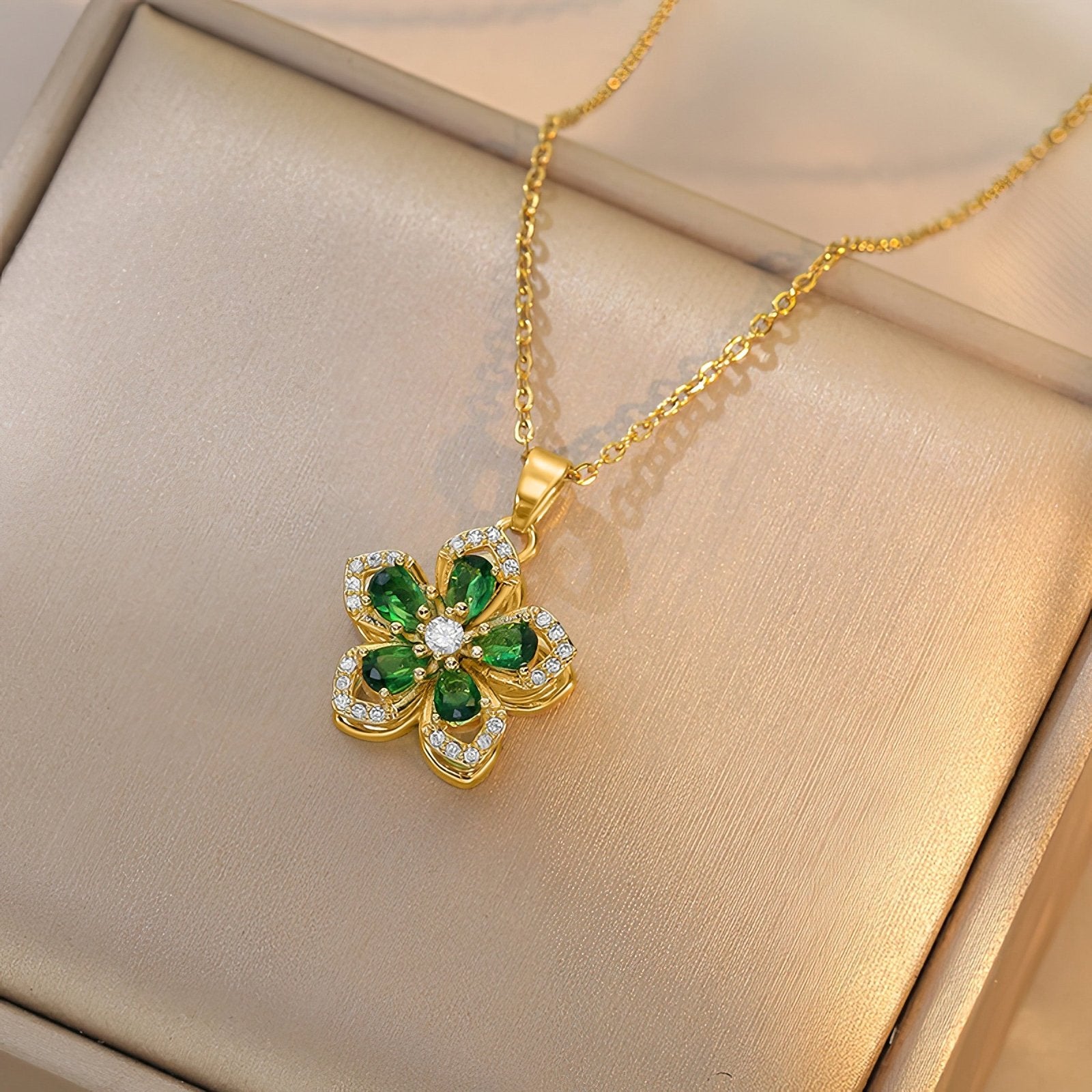 RICCARDI - COLLIER "Twist & Bloom" - Riccardi